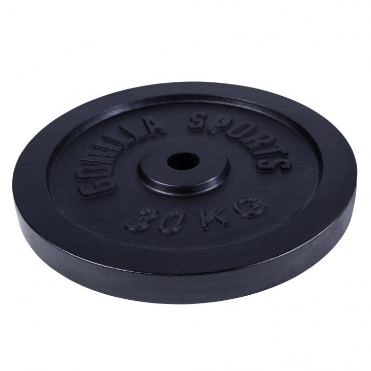 Disco de Pesas de Hierro Fundido 0,5 - 30 kg - Gorilla Sports ES