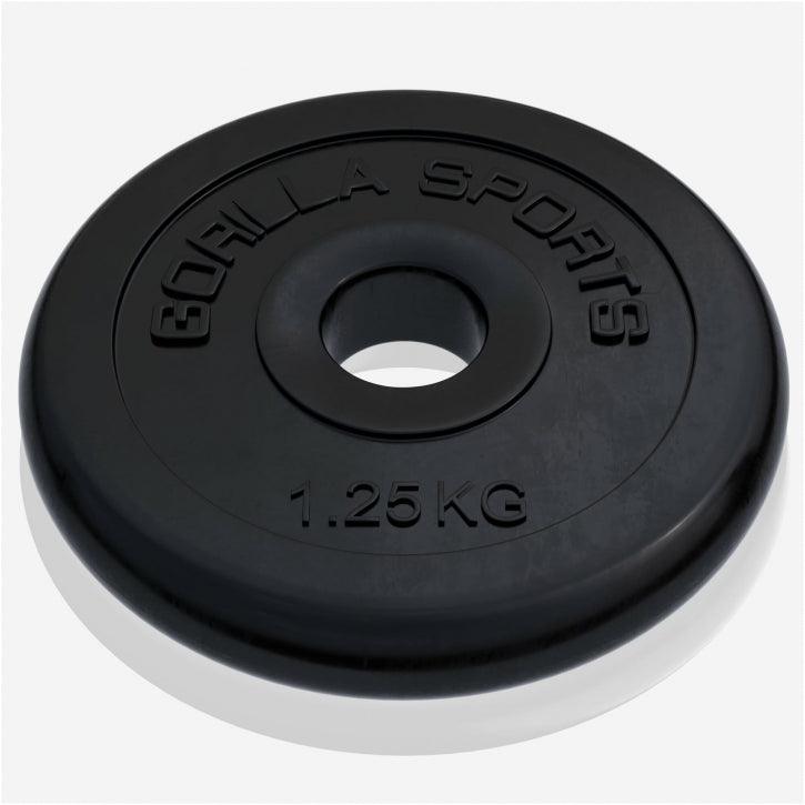 Disco de Pesas de Goma 1 - 25 kg - Gorilla Sports ES