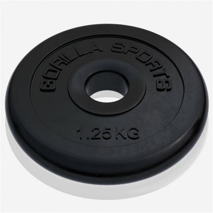 Disco de Pesas de Goma 1 - 25 kg - Gorilla Sports ES