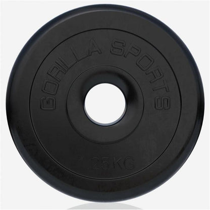 Disco de Pesas de Goma 1 - 25 kg - Gorilla Sports ES