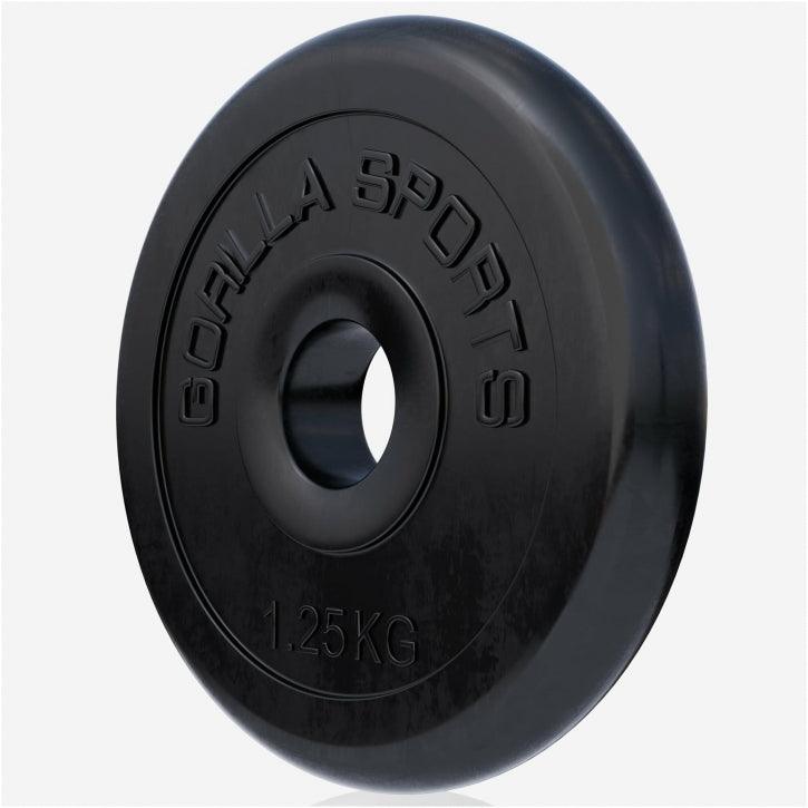 Disco de Pesas de Goma 1 - 25 kg - Gorilla Sports ES