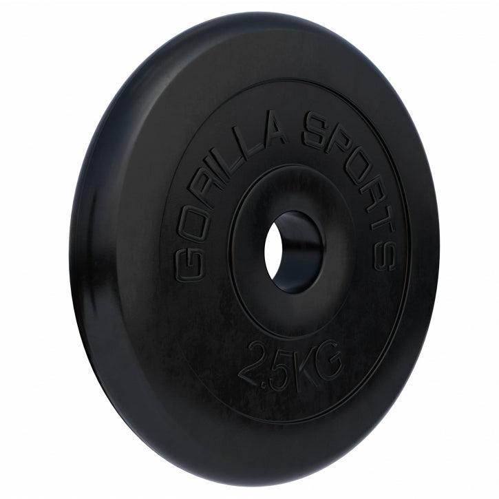 Disco de Pesas de Goma 1 - 25 kg - Gorilla Sports ES