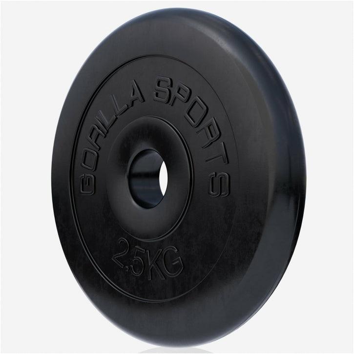 Disco de Pesas de Goma 1 - 25 kg - Gorilla Sports ES