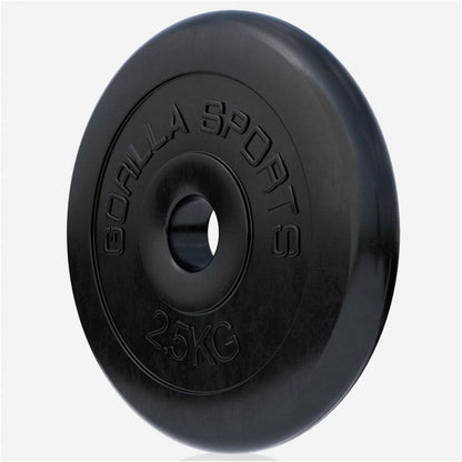Disco de Pesas de Goma 1 - 25 kg - Gorilla Sports ES