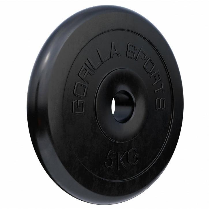 Disco de Pesas de Goma 1 - 25 kg - Gorilla Sports ES