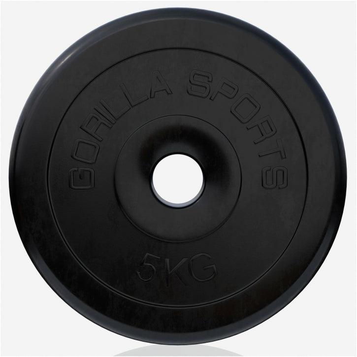 Disco de Pesas de Goma 1 - 25 kg - Gorilla Sports ES