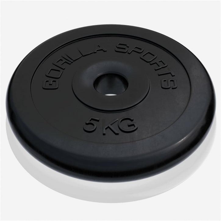 Disco de Pesas de Goma 1 - 25 kg - Gorilla Sports ES
