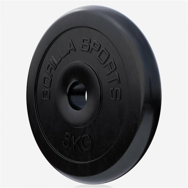 Disco de Pesas de Goma 1 - 25 kg - Gorilla Sports ES