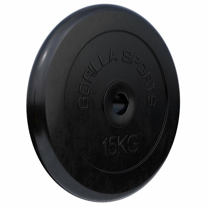 Disco de Pesas de Goma 1 - 25 kg - Gorilla Sports ES