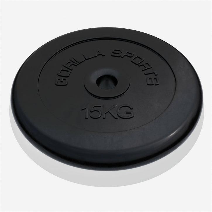 Disco de Pesas de Goma 1 - 25 kg - Gorilla Sports ES