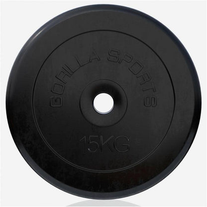 Disco de Pesas de Goma 1 - 25 kg - Gorilla Sports ES