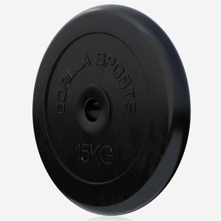 Disco de Pesas de Goma 1 - 25 kg - Gorilla Sports ES