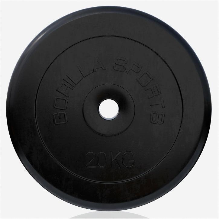 Disco de Pesas de Goma 1 - 25 kg - Gorilla Sports ES
