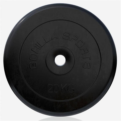 Disco de Pesas de Goma 1 - 25 kg - Gorilla Sports ES