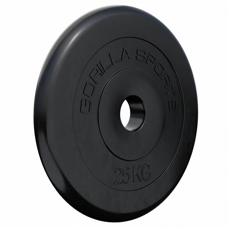 Disco de Pesas de Goma 1 - 25 kg - Gorilla Sports ES