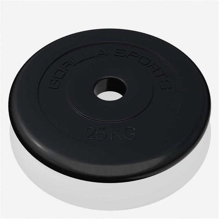 Disco de Pesas de Goma 1 - 25 kg - Gorilla Sports ES