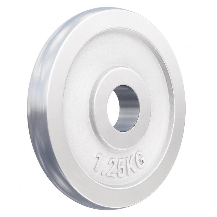 Disco de Pesas de Hierro Fundido Cromado 0,5 - 30 kg - Gorilla Sports ES