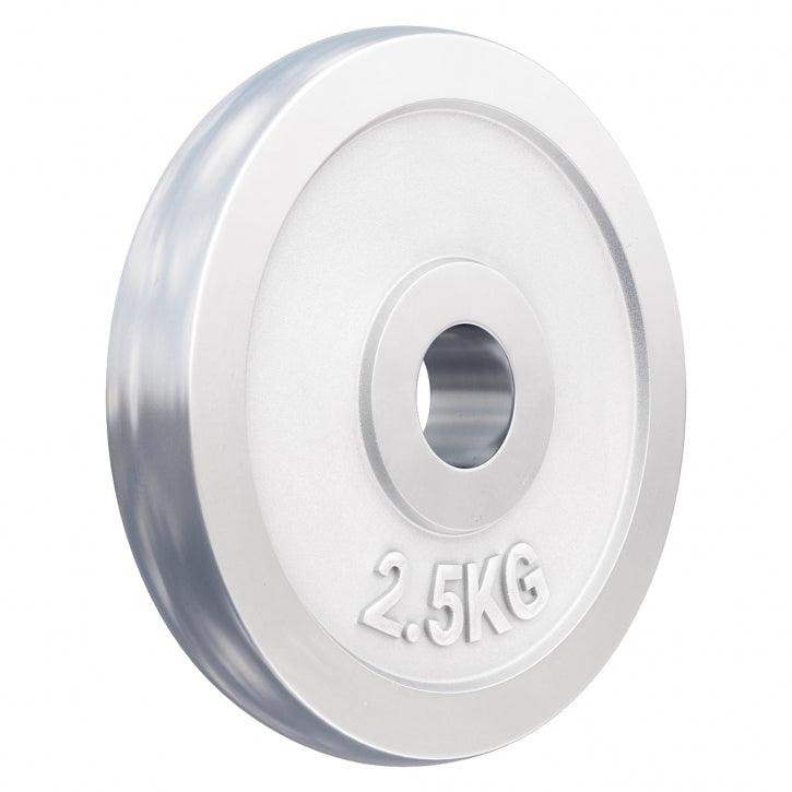Disco de Pesas de Hierro Fundido Cromado 0,5 - 30 kg - Gorilla Sports ES