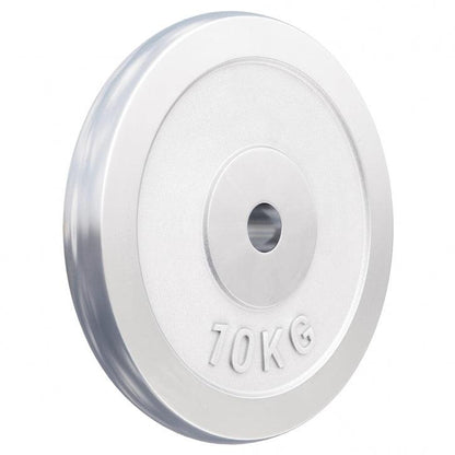 Disco de Pesas de Hierro Fundido Cromado 0,5 - 30 kg - Gorilla Sports ES