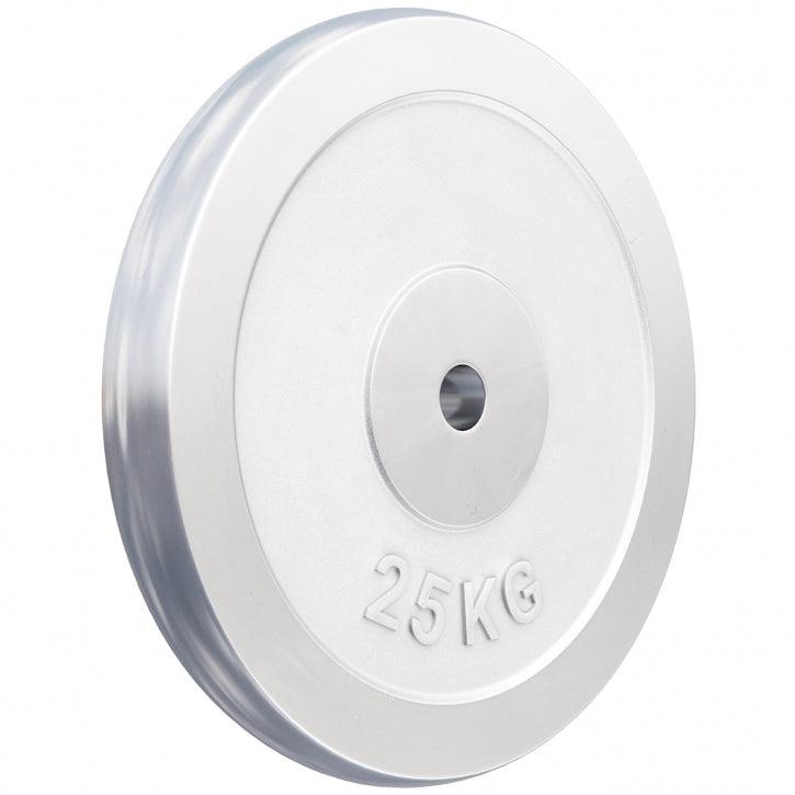 Disco de Pesas de Hierro Fundido Cromado 0,5 - 30 kg - Gorilla Sports ES