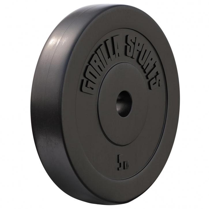 Disco de Pesas de Plástico 1,25 - 15 kg - Gorilla Sports ES