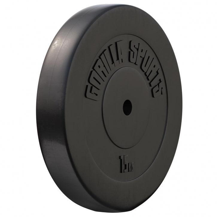 Disco de Pesas de Plástico 1,25 - 15 kg - Gorilla Sports ES