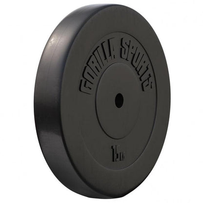 Disco de Pesas de Plástico 1,25 - 15 kg - Gorilla Sports ES
