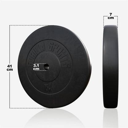 Disco de Pesas de Plástico 1,25 - 15 kg - Gorilla Sports ES