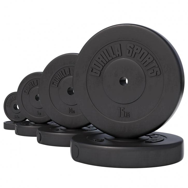 Disco de Pesas de Plástico 1,25 - 15 kg - Gorilla Sports ES