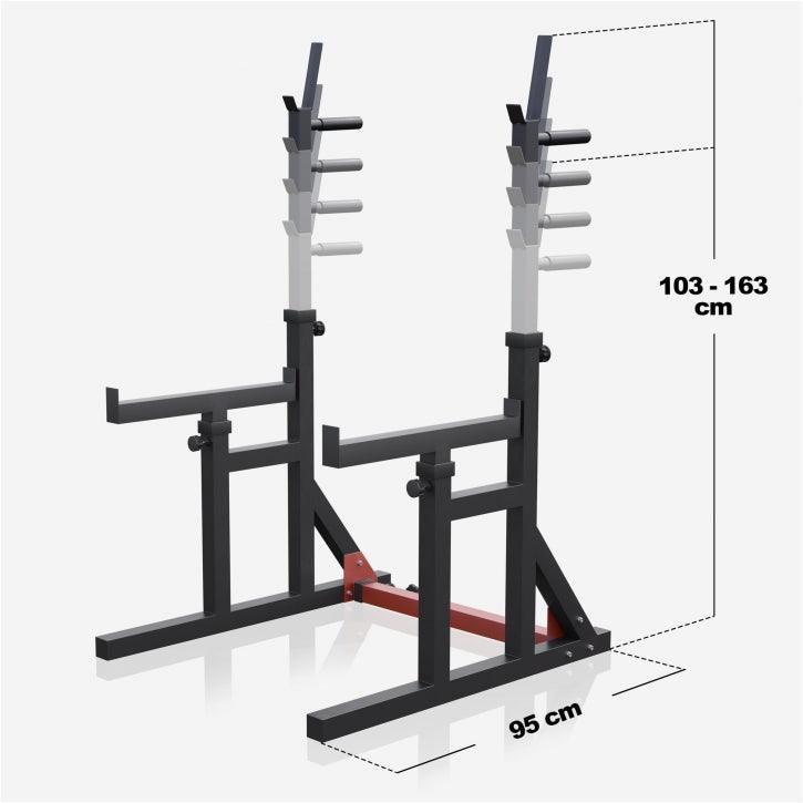 Soporte para Sentadillas Ajustable - Gorilla Sports ES
