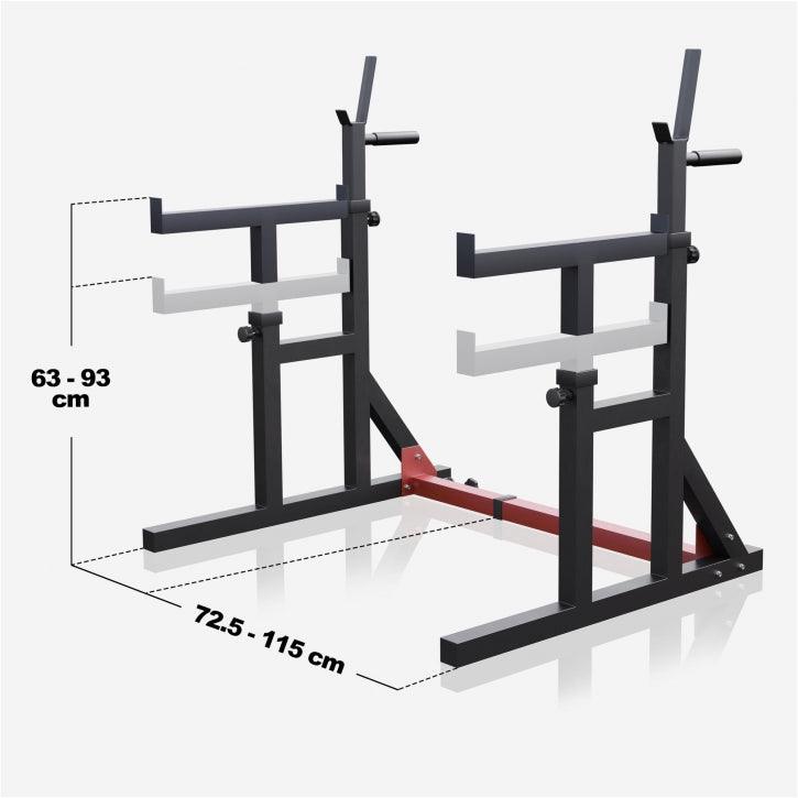 Soporte para Sentadillas Ajustable - Gorilla Sports ES