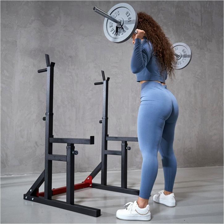 Soporte para Sentadillas Ajustable - Gorilla Sports ES