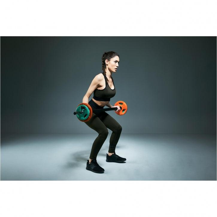 Disco de Pesas Olímpico de Goma con Triple Agarre 1,25 - 25 kg - Gorilla Sports ES