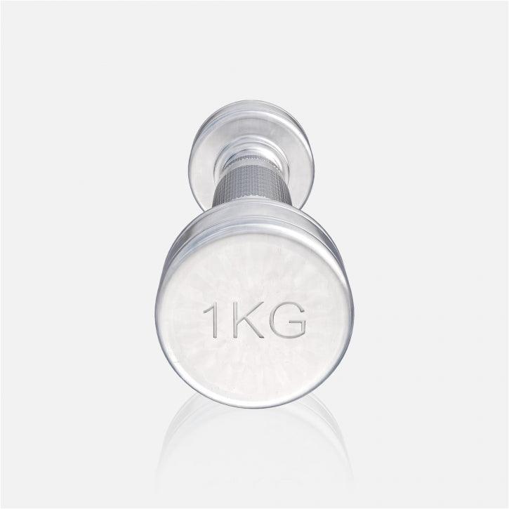 Mancuerna fija de Acero Cromado 1 - 20 kg - Gorilla Sports ES