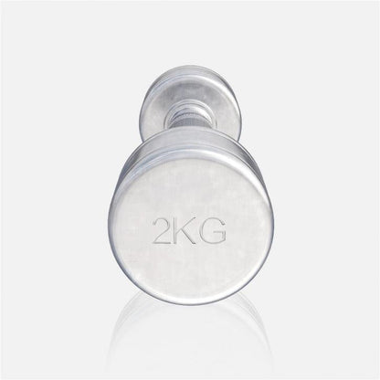 Mancuerna fija de Acero Cromado 1 - 20 kg - Gorilla Sports ES