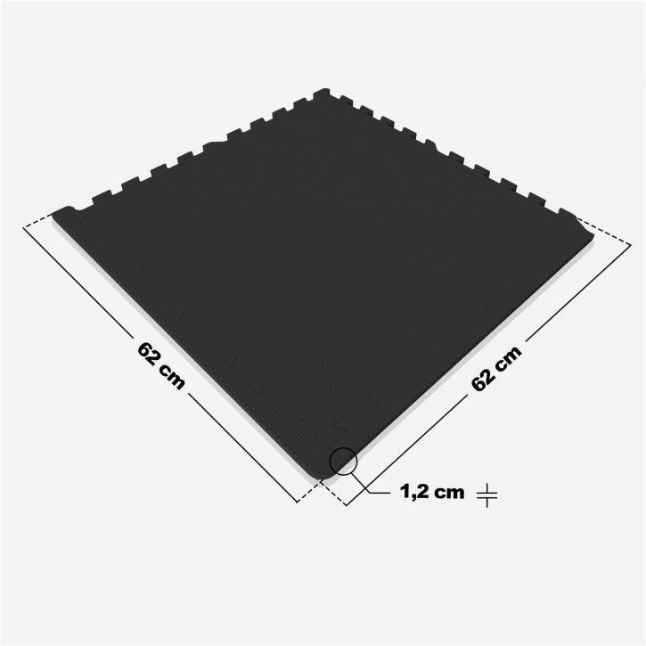 Protector de Suelo - 6 baldosas + 12 bordes - Gorilla Sports ES