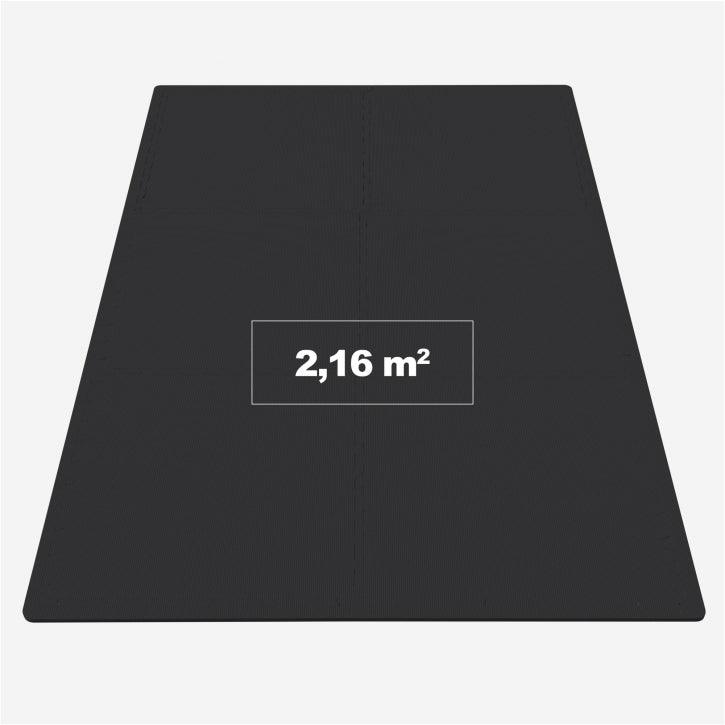 Protector de Suelo - 6 baldosas + 12 bordes - Gorilla Sports ES