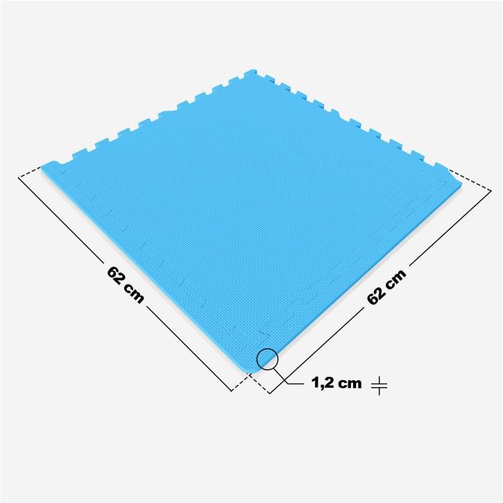 Protector de Suelo - 6 baldosas + 12 bordes - Gorilla Sports ES