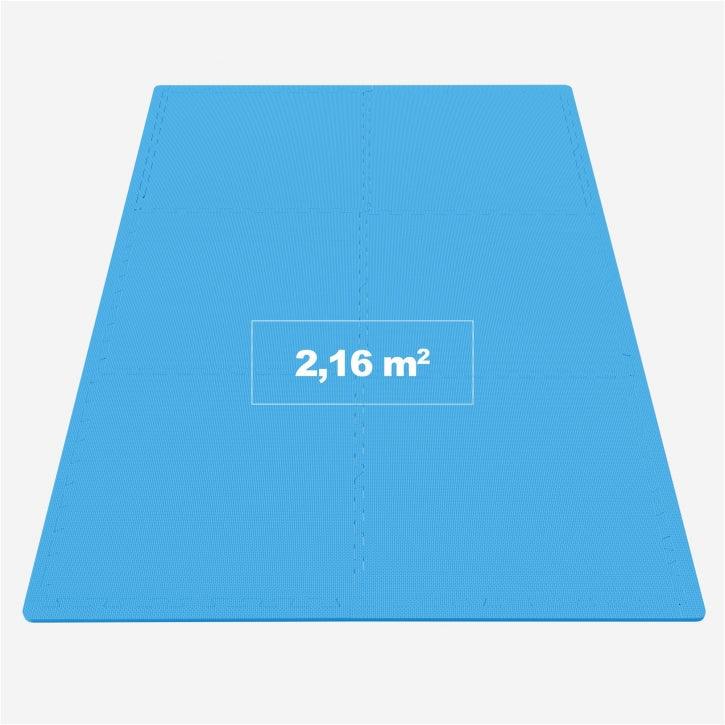 Protector de Suelo - 6 baldosas + 12 bordes - Gorilla Sports ES