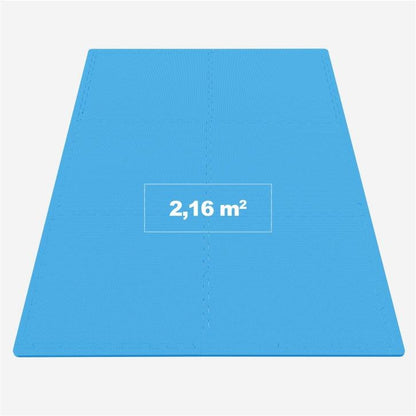 Protector de Suelo - 6 baldosas + 12 bordes - Gorilla Sports ES