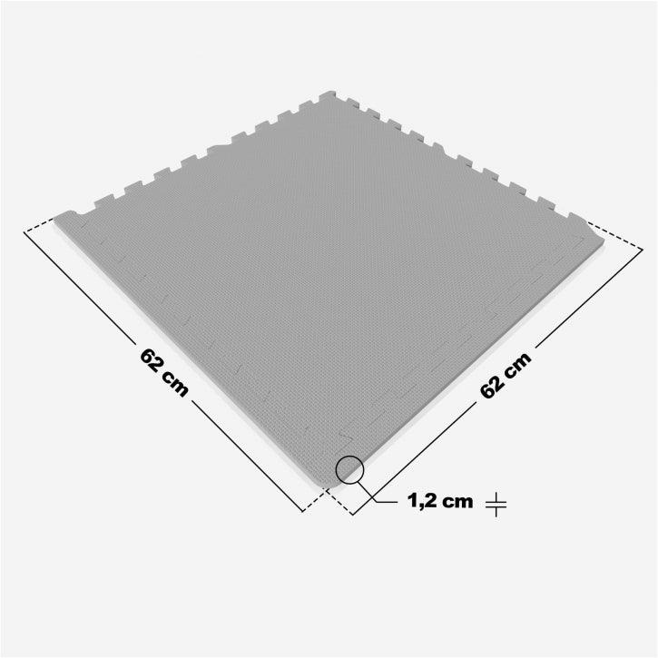 Protector de Suelo - 6 baldosas + 12 bordes - Gorilla Sports ES