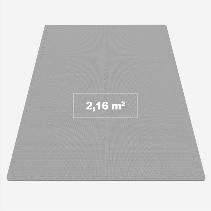 Protector de Suelo - 6 baldosas + 12 bordes - Gorilla Sports ES