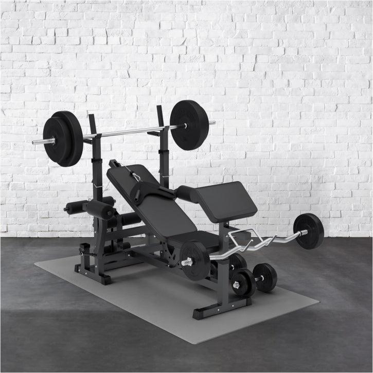 Protector de Suelo - 6 baldosas + 12 bordes - Gorilla Sports ES