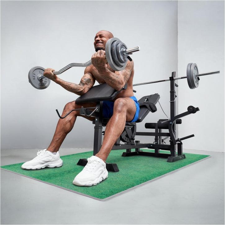 Protector de Suelo - 6 baldosas + 12 bordes - Gorilla Sports ES