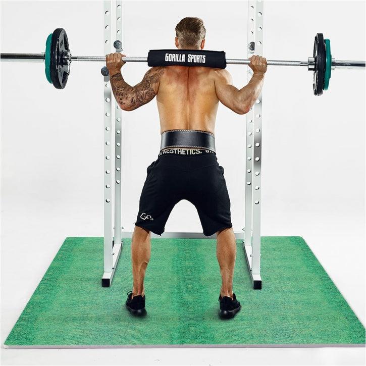 Protector de Suelo - 6 baldosas + 12 bordes - Gorilla Sports ES