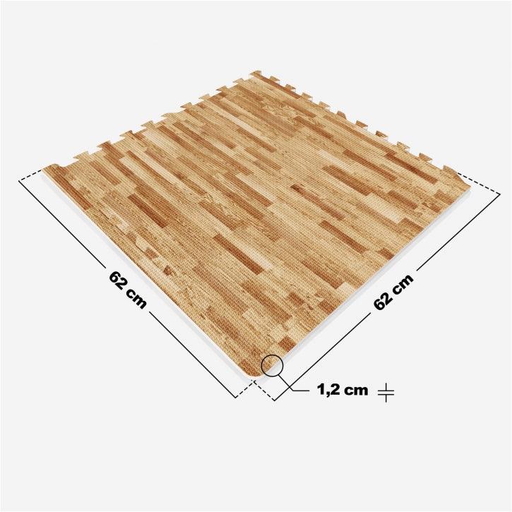 Protector de Suelo - 6 baldosas + 12 bordes - Gorilla Sports ES