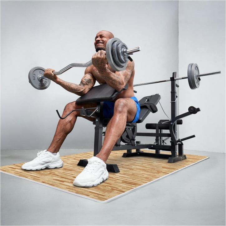 Protector de Suelo - 6 baldosas + 12 bordes - Gorilla Sports ES