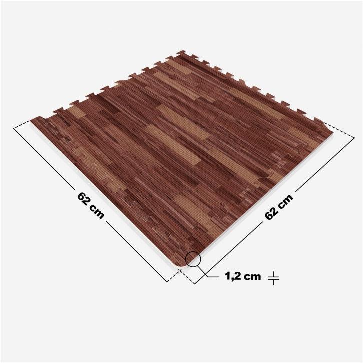 Protector de Suelo - 6 baldosas + 12 bordes - Gorilla Sports ES