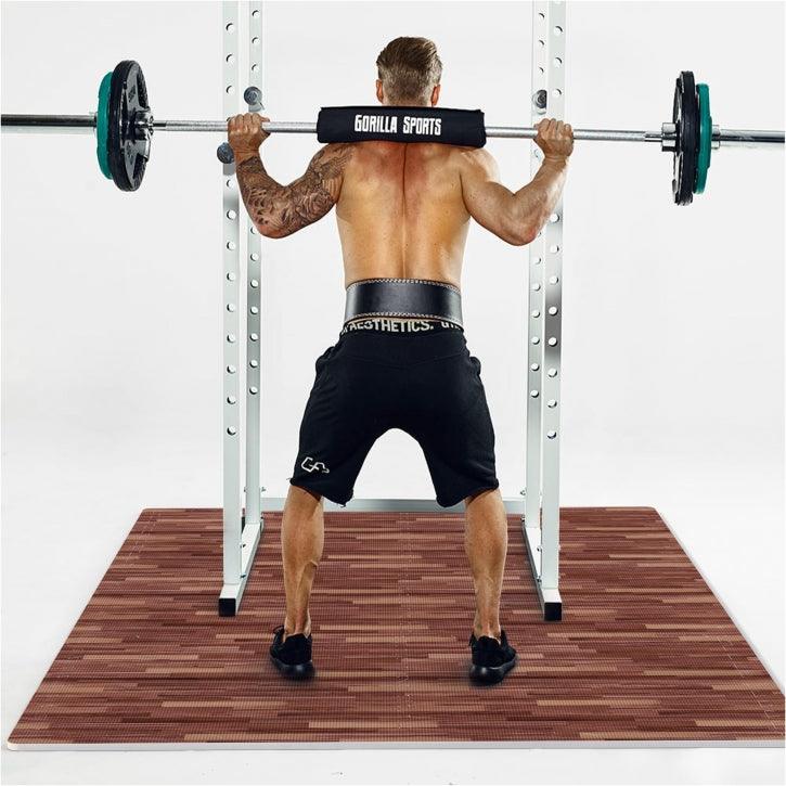Protector de Suelo - 6 baldosas + 12 bordes - Gorilla Sports ES