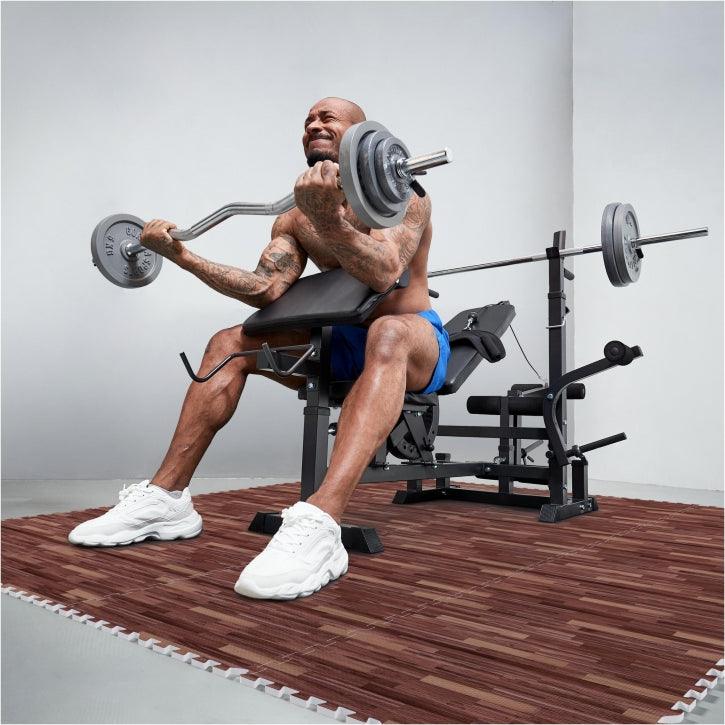 Protector de Suelo - 16 baldosas sin bordes - Gorilla Sports ES